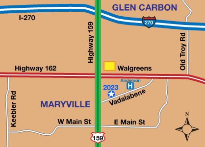 Map of Maryville location